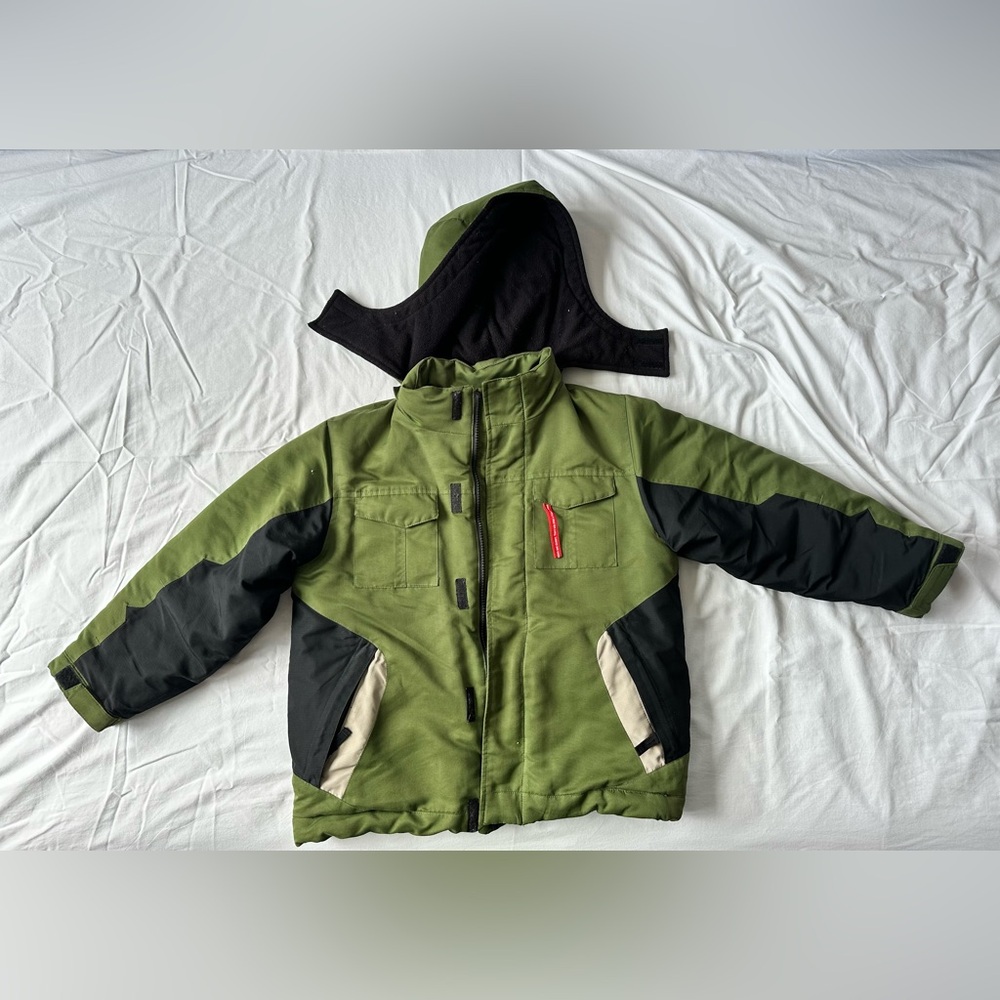 Old Navy Boys Green and Black Jacket
